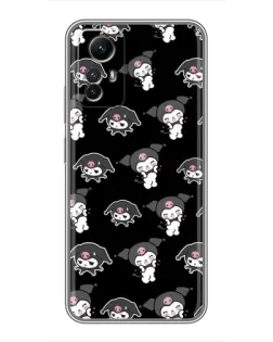 Чехол для Xiaomi Redmi Note 12s с картинкой «Черный паттерн Kuromi» Чехол для Xiaomi Redmi Note 12s с картинкой «Черный паттерн Kuromi»