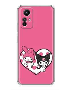 Чехол для Xiaomi Redmi Note 12s с картинкой «Kuromi и My Melody» Чехол для Xiaomi Redmi Note 12s с картинкой «Kuromi и My Melody»