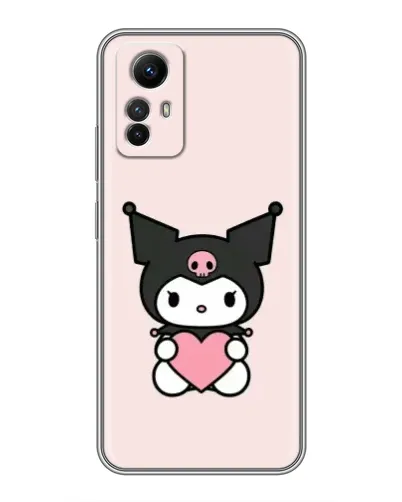Чехол для Xiaomi Redmi Note 12s с картинкой «Kuromi и сердце» Чехол для Xiaomi Redmi Note 12s с картинкой «Kuromi и сердце»