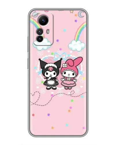 Чехол для Xiaomi Redmi Note 12s с картинкой «My Melody и Kuromi» Чехол для Xiaomi Redmi Note 12s с картинкой «My Melody и Kuromi»