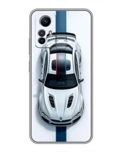 Чехол для Xiaomi Redmi Note 12s с картинкой «Вид сверху — BMW M»