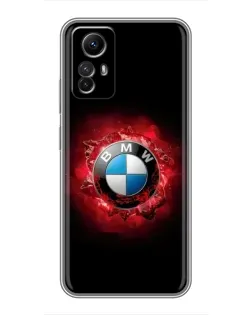 Чехол для Xiaomi Redmi Note 12s с картинкой «Логотип BMW — вспышка» Чехол для Xiaomi Redmi Note 12s с картинкой «Логотип BMW — вспышка»
