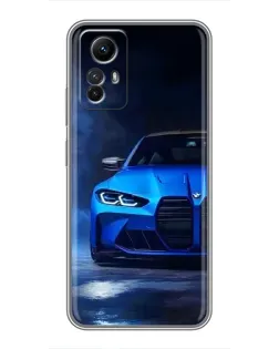 Чехол для Xiaomi Redmi Note 12s с картинкой «Голубая BMW M4» Чехол для Xiaomi Redmi Note 12s с картинкой «Голубая BMW M4»