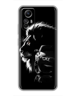 Чехол для Xiaomi Redmi Note 12s с картинкой «BMW и лев» Чехол для Xiaomi Redmi Note 12s с картинкой «BMW и лев»