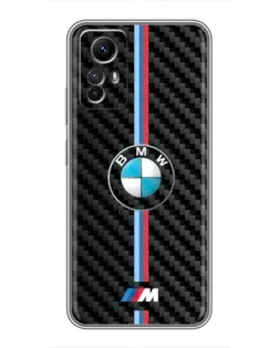 Чехол для Xiaomi Redmi Note 12s с картинкой «Эмблема BMW и карбон» Чехол для Xiaomi Redmi Note 12s с картинкой «Эмблема BMW и карбон»