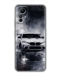 Чехол для Xiaomi Redmi Note 12s с картинкой «BMW сквозь туман» Чехол для Xiaomi Redmi Note 12s с картинкой «BMW сквозь туман»