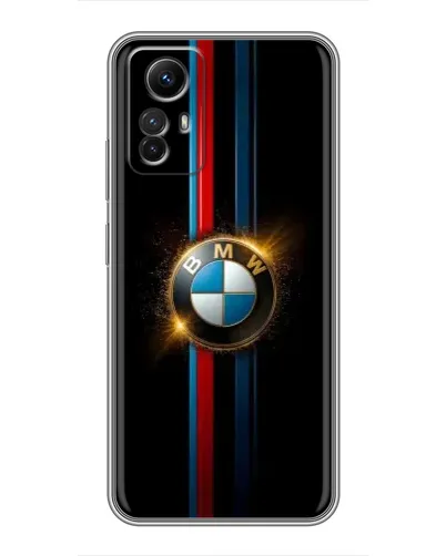Чехол для Xiaomi Redmi Note 12s с картинкой «BMW M-Power неон»