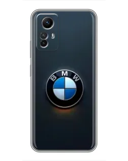 Чехол для Xiaomi Redmi Note 12s с картинкой «Логотип BMW — минимализм» Чехол для Xiaomi Redmi Note 12s с картинкой «Логотип BMW — минимализм»