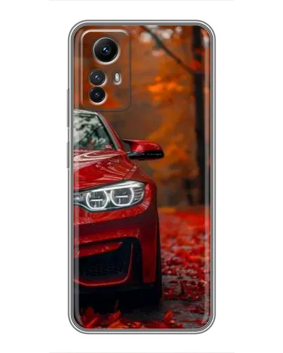 Чехол для Xiaomi Redmi Note 12s с картинкой «Осенняя BMW M4»