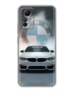 Чехол для Xiaomi Redmi Note 12s с картинкой «BMW в белом дыму» Чехол для Xiaomi Redmi Note 12s с картинкой «BMW в белом дыму»