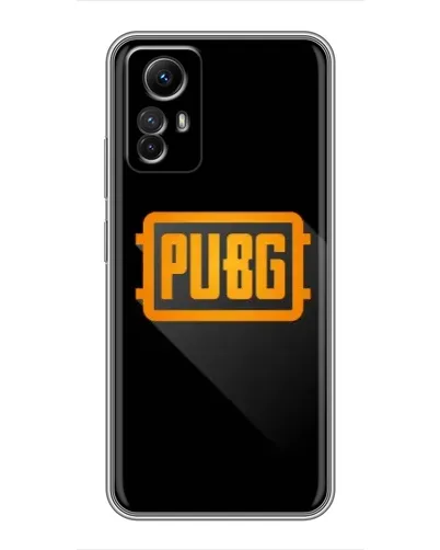 Чехол для Xiaomi Redmi Note 12s с картинкой «PUBG — рамка лого» Чехол для Xiaomi Redmi Note 12s с картинкой «PUBG — рамка лого»