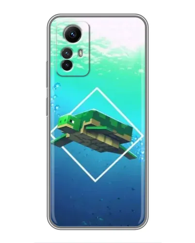 Чехол для Xiaomi Redmi Note 12s с картинкой «Черепаха Minecraft» Чехол для Xiaomi Redmi Note 12s с картинкой «Черепаха Minecraft»