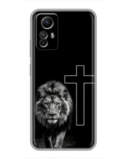 Чехол для Xiaomi Redmi Note 12s с картинкой «Лев и Крест» Чехол для Xiaomi Redmi Note 12s с картинкой «Лев и Крест»