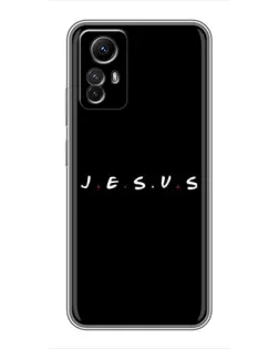 Чехол для Xiaomi Redmi Note 12s с картинкой «Точки веры J.E.S.U.S.» Чехол для Xiaomi Redmi Note 12s с картинкой «Точки веры J.E.S.U.S.»