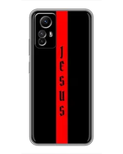 Чехол для Xiaomi Redmi Note 12s с картинкой «Красная линия веры» Чехол для Xiaomi Redmi Note 12s с картинкой «Красная линия веры»