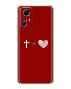 Чехол для Xiaomi Redmi Note 12s с картинкой «Уравнение любви» Чехол для Xiaomi Redmi Note 12s с картинкой «Уравнение любви»