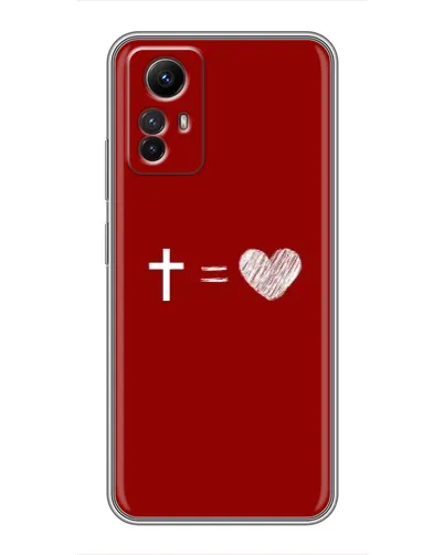 Чехол для Xiaomi Redmi Note 12s с картинкой «Уравнение любви» Чехол для Xiaomi Redmi Note 12s с картинкой «Уравнение любви»