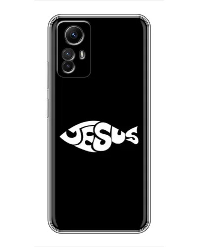 Чехол для Xiaomi Redmi Note 12s с картинкой «Рыба Jesus» Чехол для Xiaomi Redmi Note 12s с картинкой «Рыба Jesus»