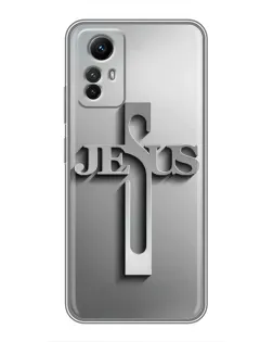 Чехол для Xiaomi Redmi Note 12s с картинкой «Металлический крест Jesus» Чехол для Xiaomi Redmi Note 12s с картинкой «Металлический крест Jesus»