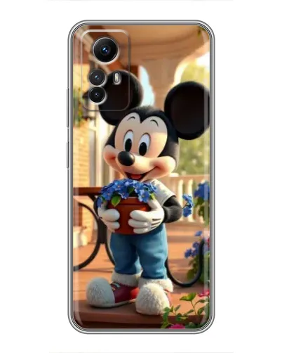 Чехол для Xiaomi Redmi Note 12s с картинкой «Микки садовод» Чехол для Xiaomi Redmi Note 12s с картинкой «Микки садовод»