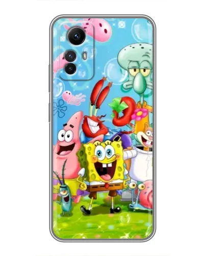 Чохол для Xiaomi Redmi Note 12s з картинкою «Губка Боб та друзі» Чохол для Xiaomi Redmi Note 12s з картинкою «Губка Боб та друзі»
