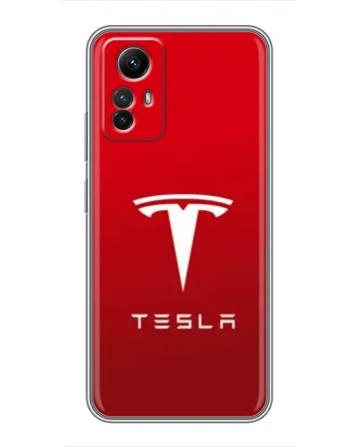 Чехол для Xiaomi Redmi Note 12s с картинкой «Tesla Red Classic»