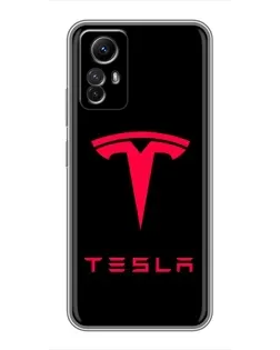 Чехол для Xiaomi Redmi Note 12s с картинкой «Tesla Red Logo» Чехол для Xiaomi Redmi Note 12s с картинкой «Tesla Red Logo»