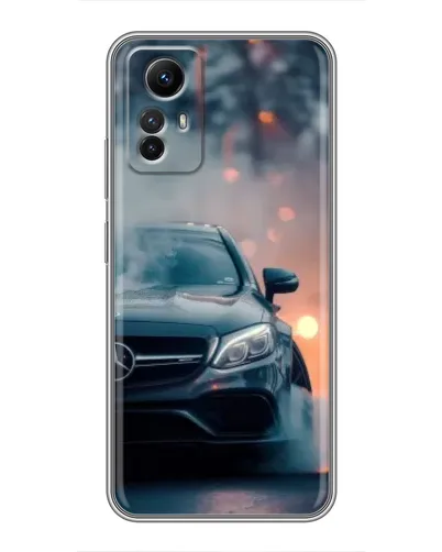 Чехол для Xiaomi Redmi Note 12s с картинкой «Mercedes — ночной город» Чехол для Xiaomi Redmi Note 12s с картинкой «Mercedes — ночной город»