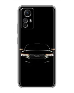 Чехол для Xiaomi Redmi Note 12s с картинкой «Audi — ночной контур» Чехол для Xiaomi Redmi Note 12s с картинкой «Audi — ночной контур»