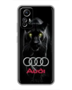 Чехол для Xiaomi Redmi Note 12s с картинкой «Пантера и Audi» Чехол для Xiaomi Redmi Note 12s с картинкой «Пантера и Audi»