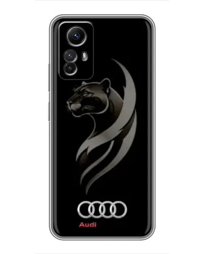 Чехол для Xiaomi Redmi Note 12s с картинкой «Графика — пантера и Audi» Чехол для Xiaomi Redmi Note 12s с картинкой «Графика — пантера и Audi»