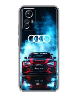 Чехол для Xiaomi Redmi Note 12s с картинкой «Audi Sport — неон» Чехол для Xiaomi Redmi Note 12s с картинкой «Audi Sport — неон»
