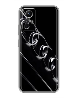 Чехол для Xiaomi Redmi Note 12s с картинкой «Audi — абстрактные кольца» Чехол для Xiaomi Redmi Note 12s с картинкой «Audi — абстрактные кольца»