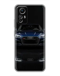 Чехол для Xiaomi Redmi Note 12s с картинкой «Audi — ночное отражение» Чехол для Xiaomi Redmi Note 12s с картинкой «Audi — ночное отражение»