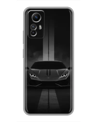 Чехол для Xiaomi Redmi Note 12s с картинкой «Lamborghini симметрия дорог»
