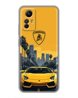 Чехол для Xiaomi Redmi Note 12s с картинкой «Желтый Lamborghini город» Чехол для Xiaomi Redmi Note 12s с картинкой «Желтый Lamborghini город»