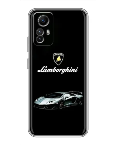 Чехол для Xiaomi Redmi Note 12s с картинкой «Логотип Lamborghini классика»