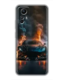 Чехол для Xiaomi Redmi Note 12s с картинкой «Lamborghini дымная эстетика» Чехол для Xiaomi Redmi Note 12s с картинкой «Lamborghini дымная эстетика»