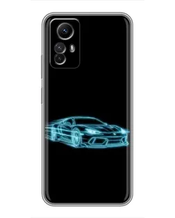 Чехол для Xiaomi Redmi Note 12s с картинкой «Неоновый контур Lamborghini» Чехол для Xiaomi Redmi Note 12s с картинкой «Неоновый контур Lamborghini»