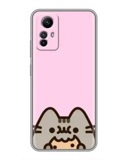 Чехол для Xiaomi Redmi Note 12s с картинкой «Pusheen и печенье» Чехол для Xiaomi Redmi Note 12s с картинкой «Pusheen и печенье»