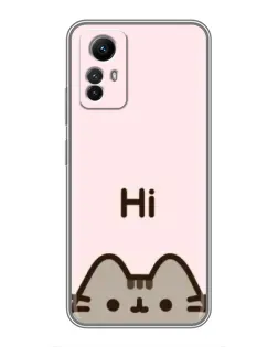 Чехол для Xiaomi Redmi Note 12s с картинкой «Пушин говорит Hi» Чехол для Xiaomi Redmi Note 12s с картинкой «Пушин говорит Hi»