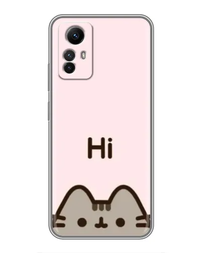 Чехол для Xiaomi Redmi Note 12s с картинкой «Пушин говорит Hi» Чехол для Xiaomi Redmi Note 12s с картинкой «Пушин говорит Hi»