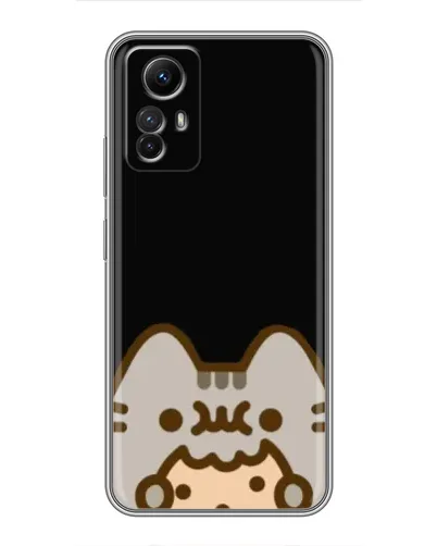 Чехол для Xiaomi Redmi Note 12s с картинкой «Пушин на черном» Чехол для Xiaomi Redmi Note 12s с картинкой «Пушин на черном»