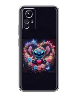 Чехол для Xiaomi Redmi Note 12s с картинкой «Stitch в цветах» Чехол для Xiaomi Redmi Note 12s с картинкой «Stitch в цветах»