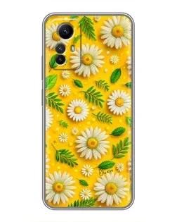Чехол для Xiaomi Redmi Note 12s с картинкой «Ромашковое солнце»