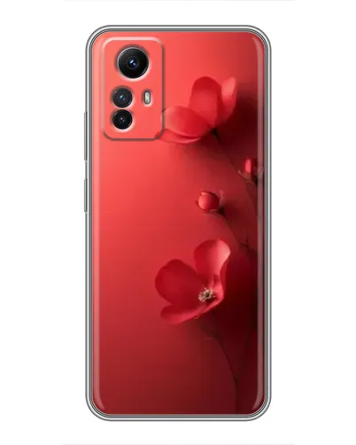 Чехол для Xiaomi Redmi Note 12s с картинкой «Маковые соцветия»