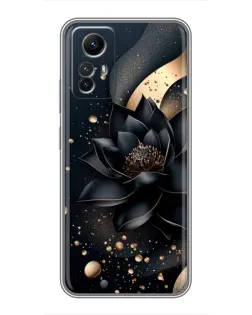 Чехол для Xiaomi Redmi Note 12s с картинкой «Черный лотос»