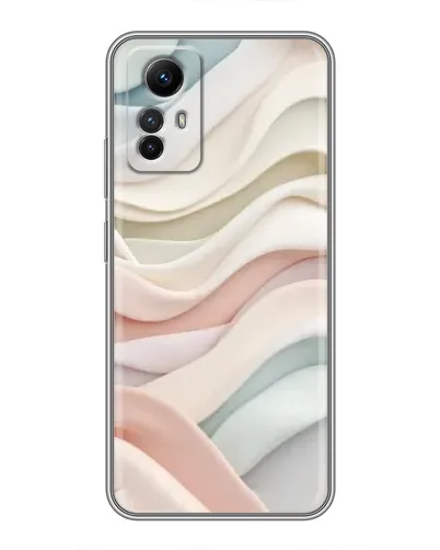 Чехол для Xiaomi Redmi Note 12s с картинкой «Пастельные нежные волны»