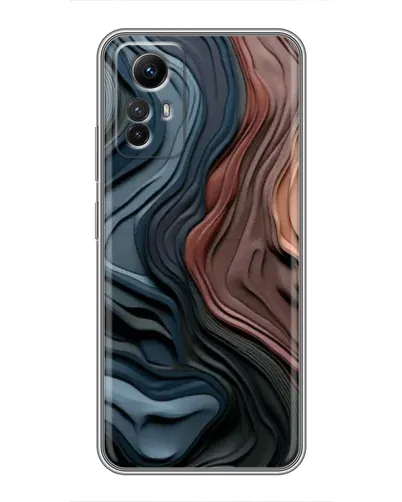 Чехол для Xiaomi Redmi Note 12s с картинкой «Цветные волны каньона»