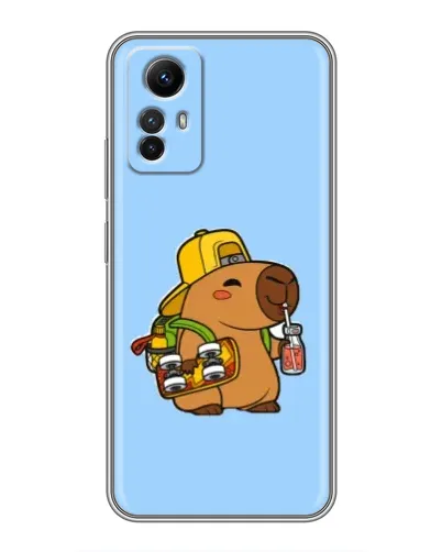 Чехол для Xiaomi Redmi Note 12s с картинкой «Капибара на скейте» Чехол для Xiaomi Redmi Note 12s с картинкой «Капибара на скейте»